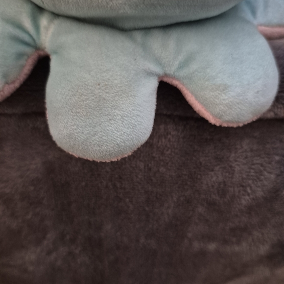 TeeTurtle reversible Octopus Plush--Happy/Pink, Sad/Blue - Picture 4 of 6